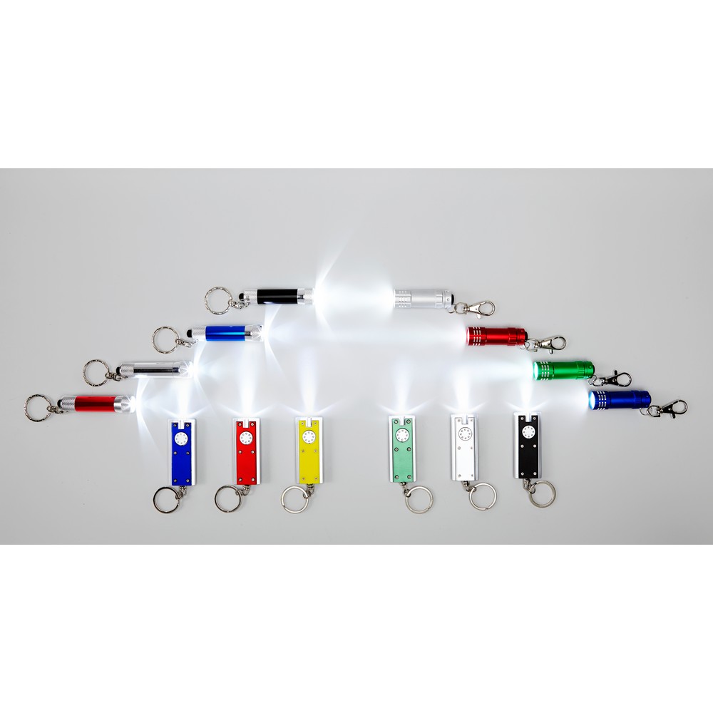 Schlüsselanhänger, Karabinerhaken, Taschenlampe 3 LED – Bild 3