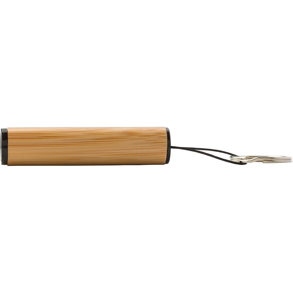 Schlüsselanhänger aus Bambus, LED-Lampe – Bild 3