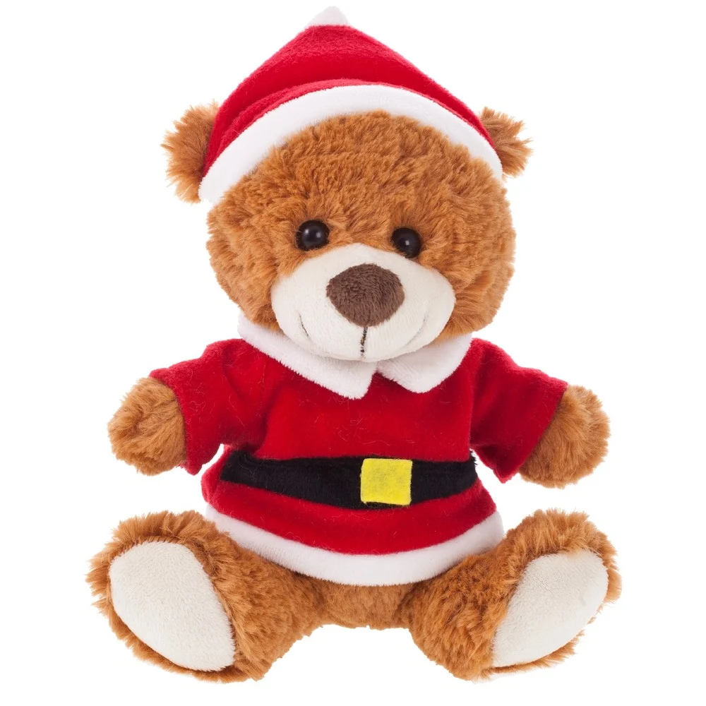 Teddybär mit Weihnachtsmann-Kleidung | Santi – Bild 2