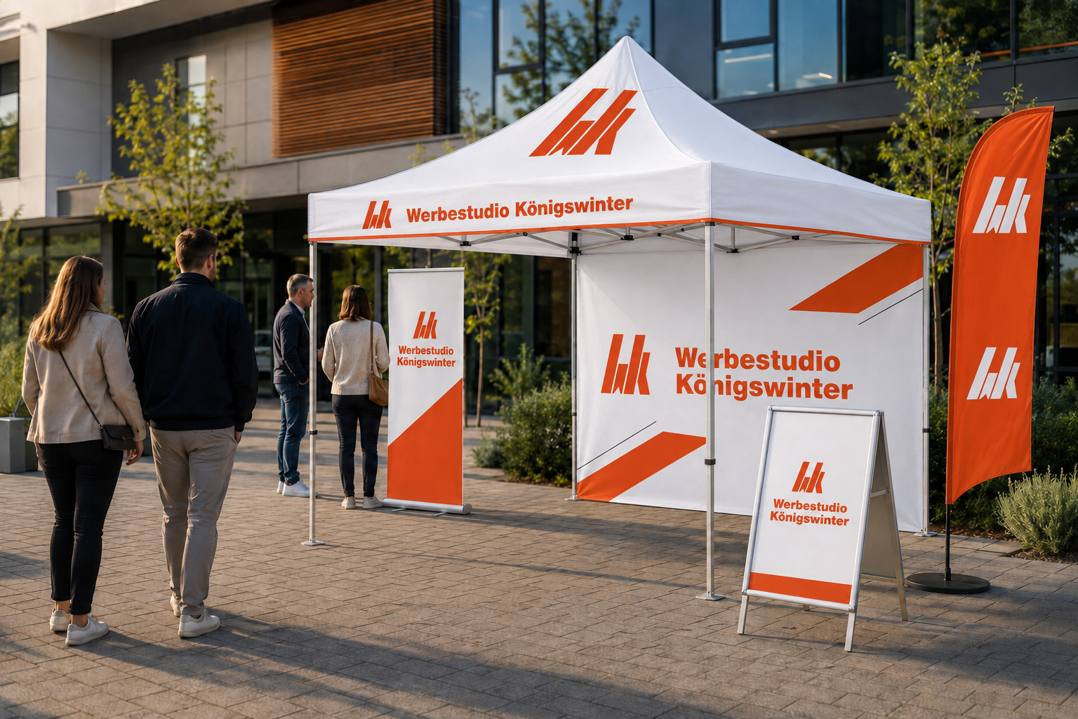 Einheitlich veredelte Teamkleidung für Unternehmen