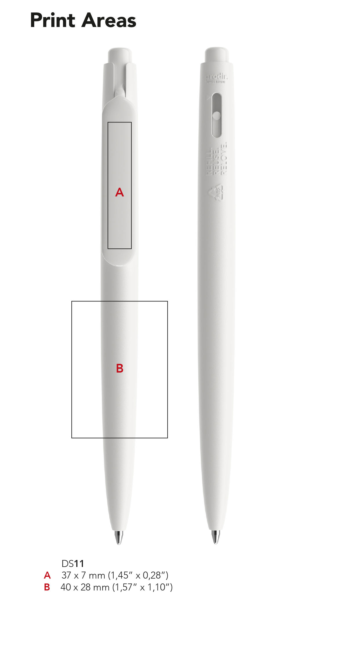 CLIP (A) Tampondruck
