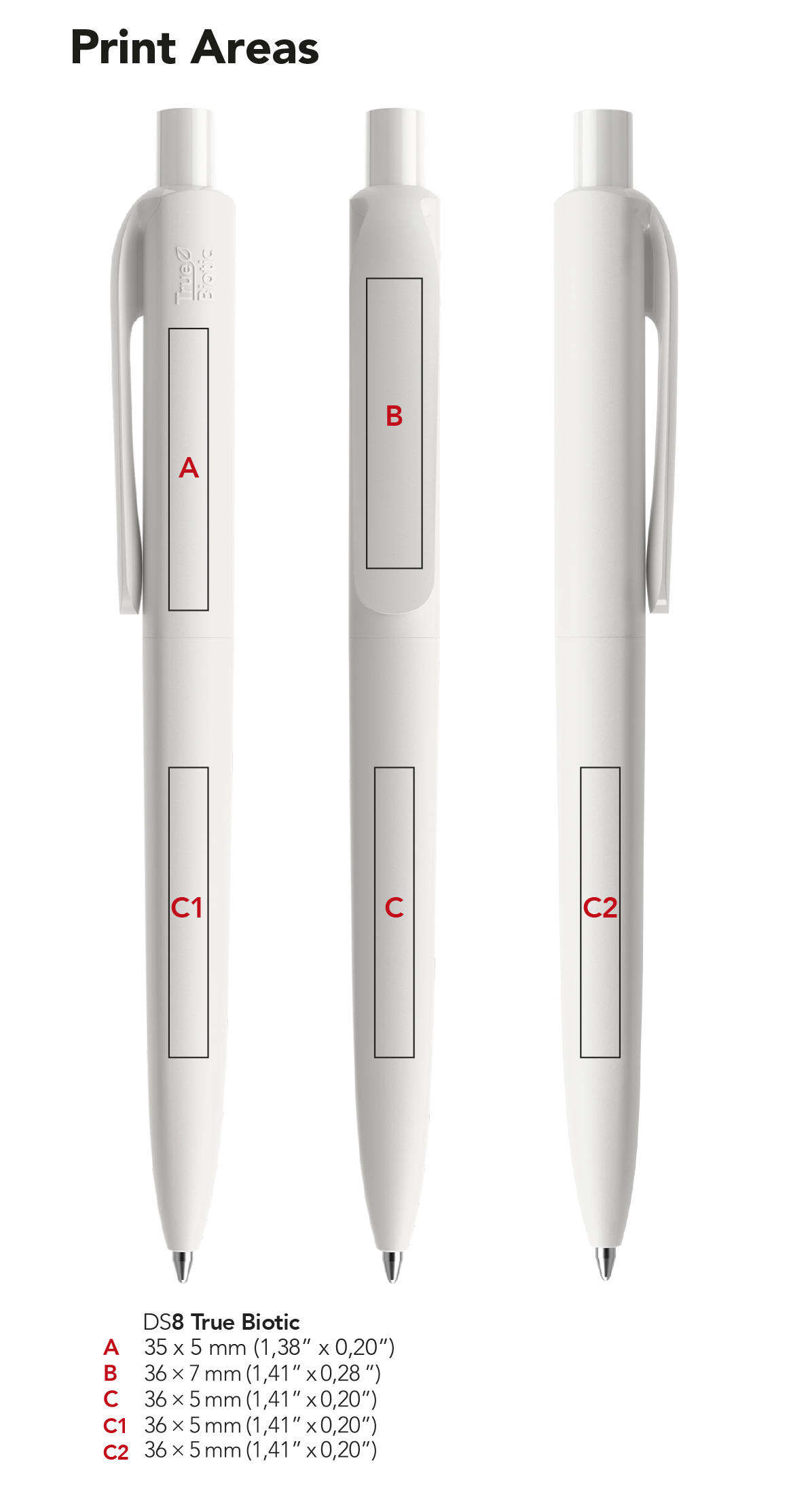 Clip (B) Tampondruck