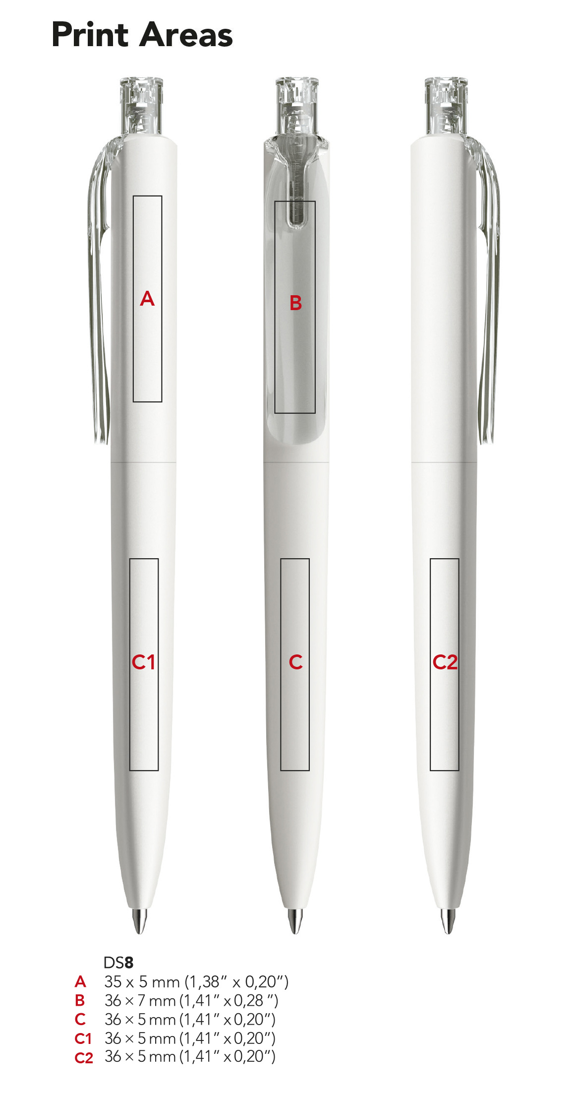 Clip (B) Tampondruck