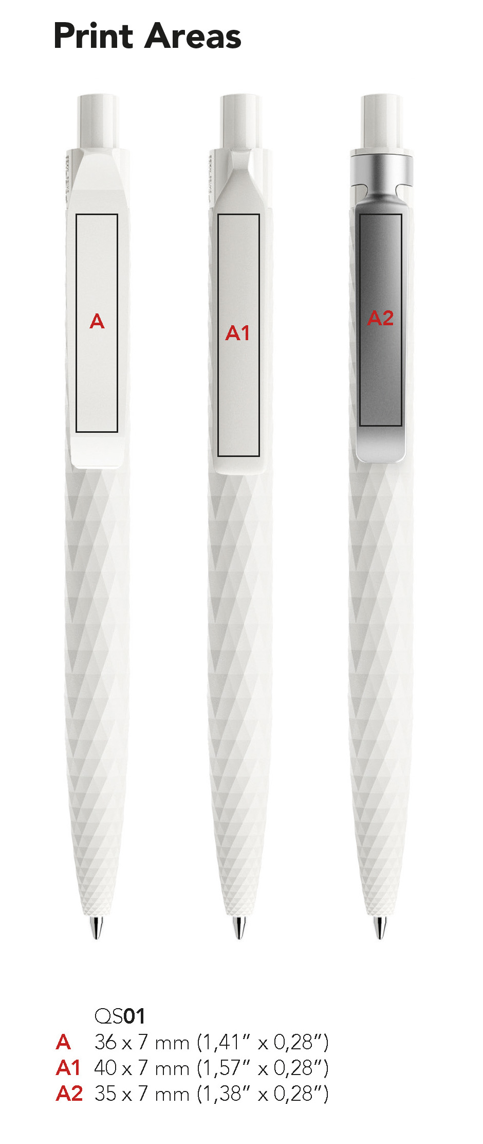 Clip (A2 - Clip metal) Tampondruck