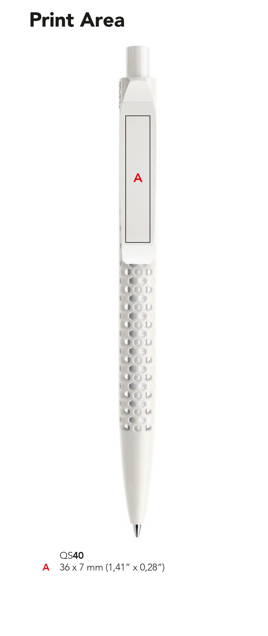Clip (A - Clip curve) Tampondruck